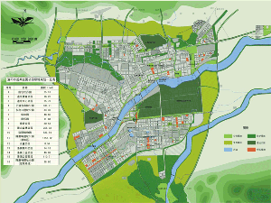 洛陽(yáng)市近期建設(shè)規(guī)劃-綠化用地規(guī)劃圖